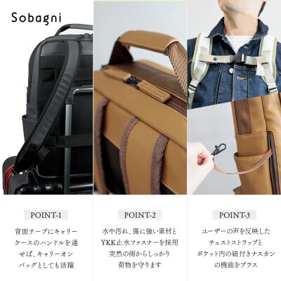 Sobagni　Back Pack 194_02 (グレー)　1点
