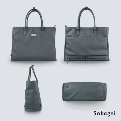 Sobagni　ボストンバッグ ーPRATOー (ホワイト)