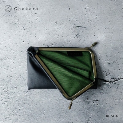 【Chakara】GAMAGUCHI cardcase(ブラック)