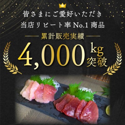 【毎月定期便】 メバチマグロ赤身切落し×トロビンチョウマグロ切落し(各250g×2 計1kg)全3回