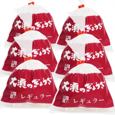 浜松餃子 大須のぎょうざ[王道 レギュラー味 × 6袋(1袋20個入、合計120個入)タレ付き]