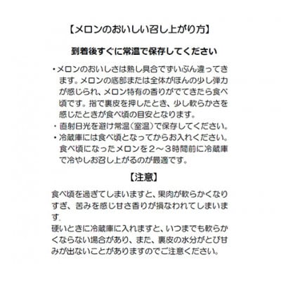 静岡クラウンメロン1個(山等級)1.5kg