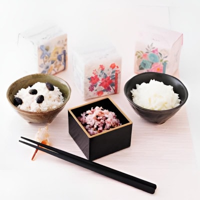 浜松産キューブ米「花ブーケ」300g×6個セット