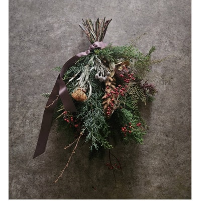 木の実天然素材のナチュラルスワッグ