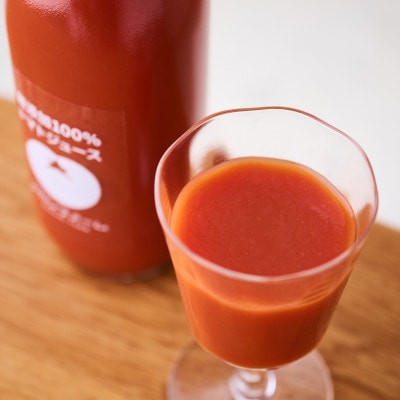 【浜松産】アカシファームの無添加100%トマトジュース　1L瓶×2本セット《食塩無添加》