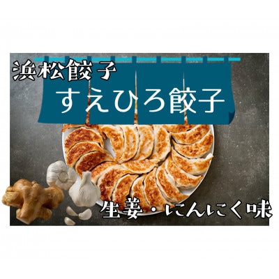 すえひろ餃子【しょうが味・にんにく味】40個(各味20個入り×1Pずつ)