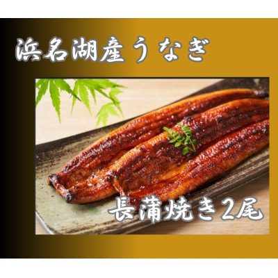 浜名湖産うなぎ　長蒲焼き2尾　香りと黄金色が映える一品!　個包装パック　タレ・山椒付き