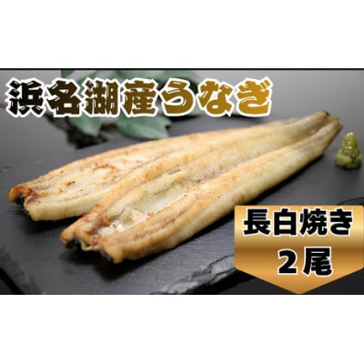 浜名湖産うなぎ　白焼き2尾　食べ応えの堂々たる一尾をお好みの味で!　個包装パック　蒲焼きタレ、山椒付
