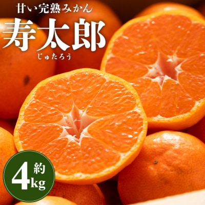 間城農園 甘い完熟みかん 寿太郎 4kg ms-0068 