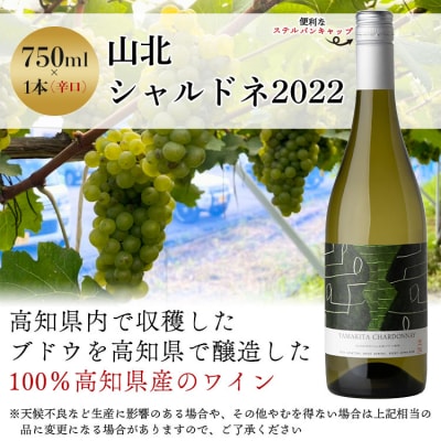 高知県産ワイン tosa cavatina 山北シャルドネ2022(750ml×1本)iw-0004