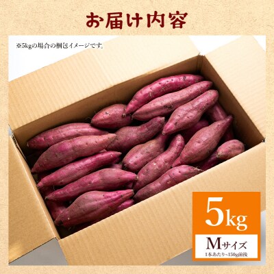 【紅はるか】さつまいも スイーツ Mサイズ 5kg さつまいも(紅はるか) at-0008