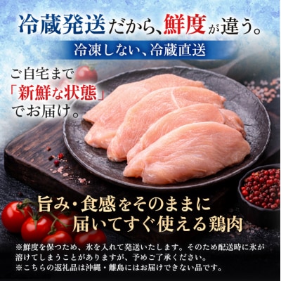 鶏肉 広島熟成どり むね肉 8kg(2kg×4) [No5895-0164]