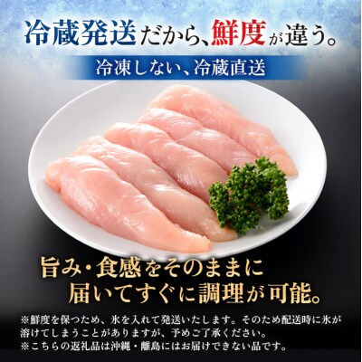 鶏肉 広島熟成どり ささみ 6kg(2kg×3) [No5895-0165]