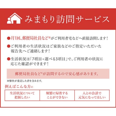 みまもり訪問サービス(3か月)[No5895-0266]