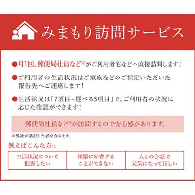 みまもり訪問サービス(12か月)[No5895-0268]