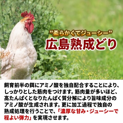 鶏肉 広島熟成どり 手羽元 8kg[No5895-0295]