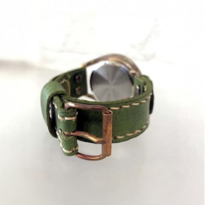 HR24の手作り時計　C(男女兼用)オリブ[No5895-0299]