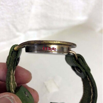 HR24の手作り時計　C(男女兼用)オリブ[No5895-0299]