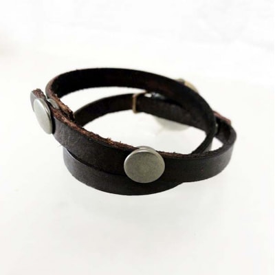 HR24の手作り時計　D(女性用)こげ茶[No5895-0300]