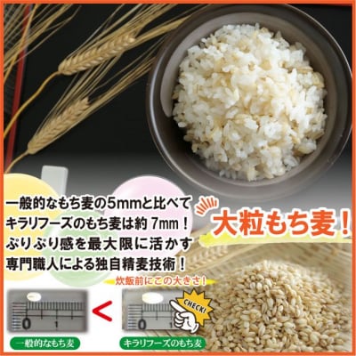 もち麦 国産 キラリモチ 特選もち麦 2kg + 十六穀米 240gセット[No5895-0558]