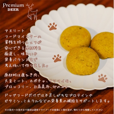 犬 おやつ 無添加 国産 食べる イヌ用 プロテイン ジビエ 鹿肉 ソイ[No5895-0534]