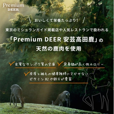 犬 おやつ 無添加 国産 食べる イヌ用 プロテイン ジビエ 鹿肉 ソイ[No5895-0534]