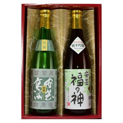 日本酒 向井櫻-30 純米吟醸 安芸福の神 特撰 安芸高田 2本セット[No5895-0493]