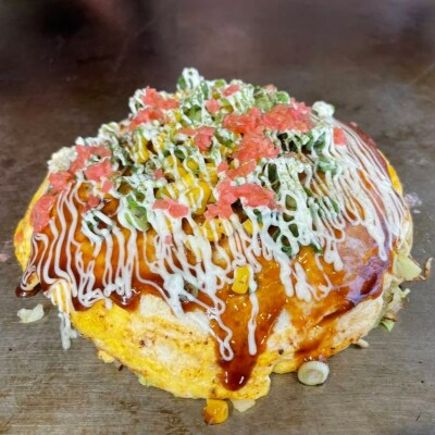 お好み焼き 安芸高田市 名物 あきたかた焼き 2枚(うどん入り)[No5895-7029]