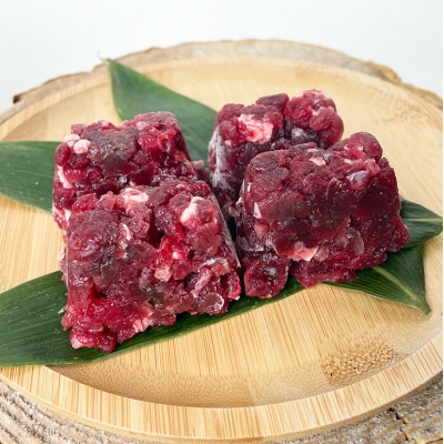 ペットフード 鹿肉ミンチ 5kg(500g×10袋) 猫 犬 おやつ[No5895-0638]