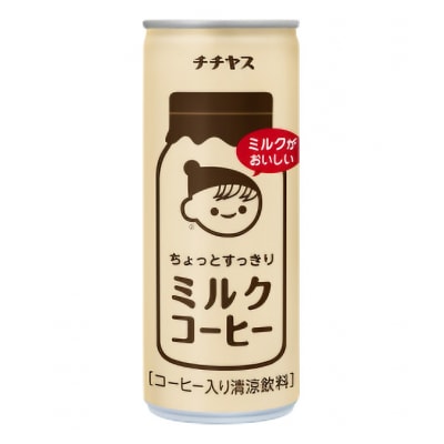 コーヒー 缶 チチヤス ちょっとすっきり ミルクコーヒー 250g×30本[No5895-0418]