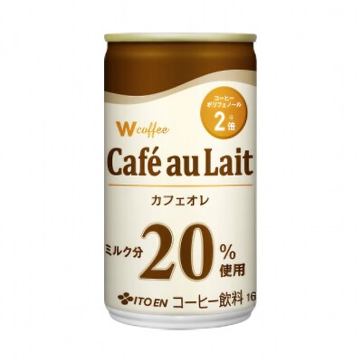 コーヒー 缶 W coffee カフェオレ 缶コーヒー 165g 2ケース[No5895-0425]