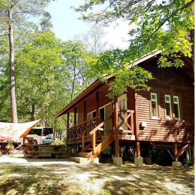 OutdoorFunキャンプフィールド ログコテージ利用券 1枚[No5895-0490]