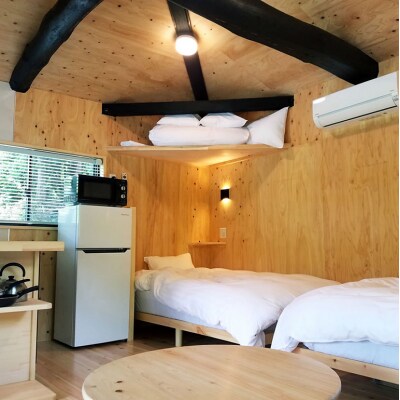 OutdoorFunキャンプフィールド 湖畔の小部屋 利用券 1枚[No5895-0492]