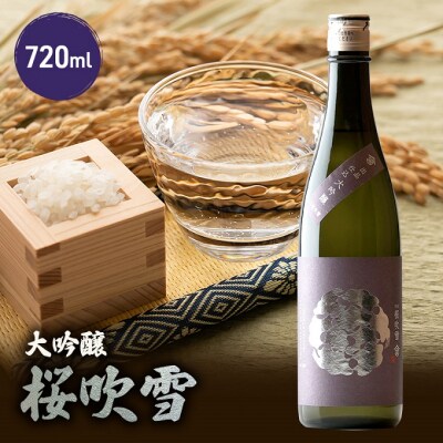日本酒 桜吹雪 大吟醸 720ml 1本[No5895-0647]