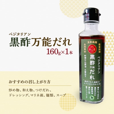 万能だれセット(ベジタリアン黒酢万能だれ&ベジタリアン香辣万能だれ)[No5895-0807]