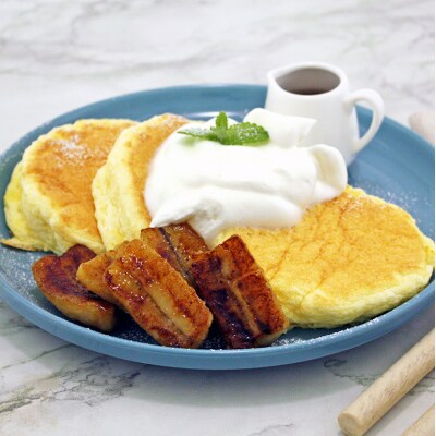 ふわふわもち麦パンケーキ 200g 6個入り セット パンケーキ[No5895-0820]