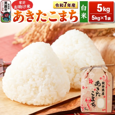 令和7年産 【白米】家計お助け米 あきたこまち 5kg|23_kml-010501