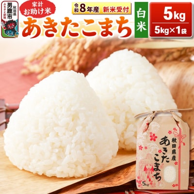 先行受付【白米】家計お助け米 あきたこまち 5kg|23_kml-010501s