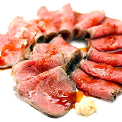 秋田錦牛ローストビーフ(ブロック)500g【男鹿市 福島肉店】|23_fnt-030501