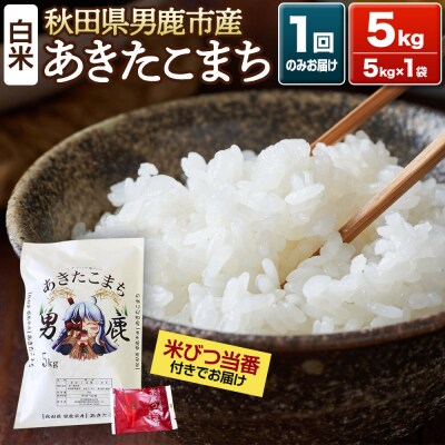 《令和7年産》あきたこまち 精米 5kg 秋田県 男鹿市産|23_ymk-010101