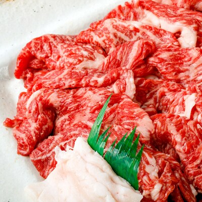 秋田錦牛 モモ肉 すき焼き用  約2kg+すき焼き用のたれ3本|23_fnt-052001