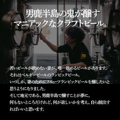 クラフトビール 4種からおまかせ 330ml ×6本セット 男鹿市産|23_osq-010101