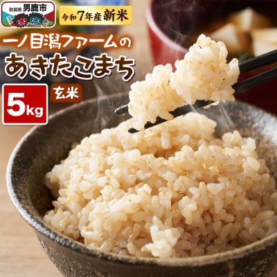 ＜令和7年産新米受付＞「秋田県男鹿市北浦産」あきたこまち(玄米)5kg|23_imf-010501