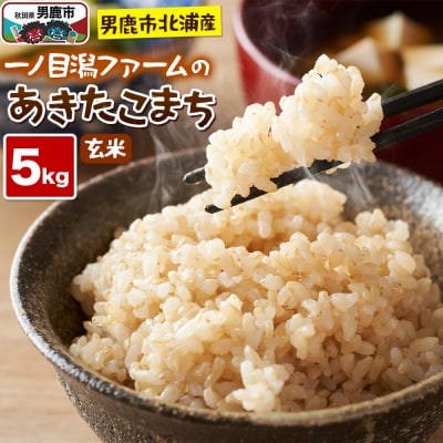 ＜令和7年産＞「秋田県男鹿市北浦産」あきたこまち(玄米)5kg|23_imf-010501