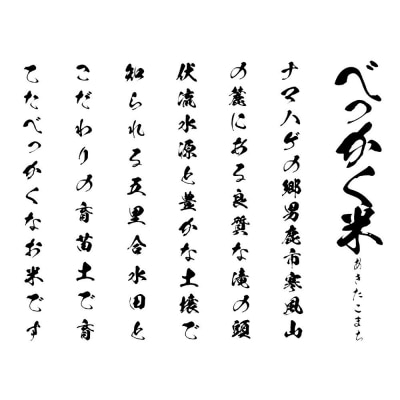 《令和7年産》べっかく米 あきたこまち(上白米)3kg|23_ofc-010301