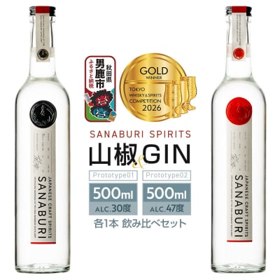 SANABURI スピリッツ&ジン 2種飲み比べセット|23_snb-030201