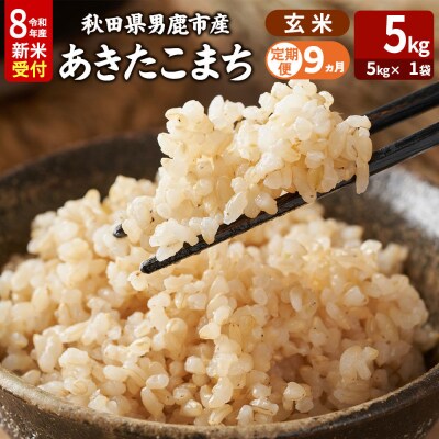 あきたこまち R8年産 新米 玄米 5kg 吉運商店 定期9ヶ月|23_ysu-220509s