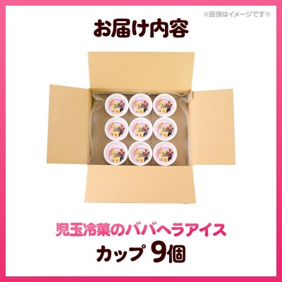 児玉冷菓のババヘラアイス×超神ネイガー コラボアイス りんご味 9個|23_kdm-160901