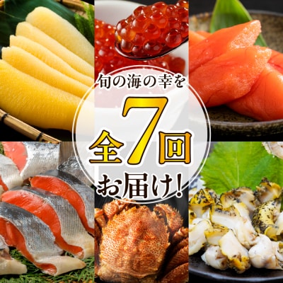 定期便 海の幸バラエティーコース 年7回【er001-040-c】 