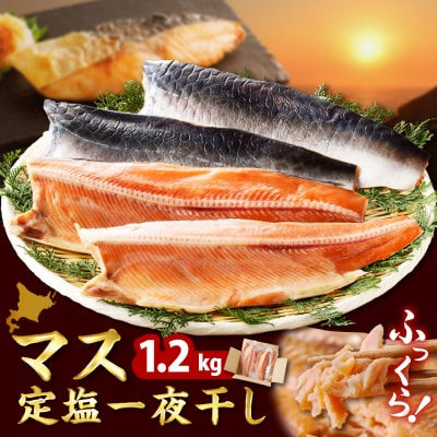 えりも【マルデン特製】マス定塩一夜干しフィレ1.2kg【er002-063-a】